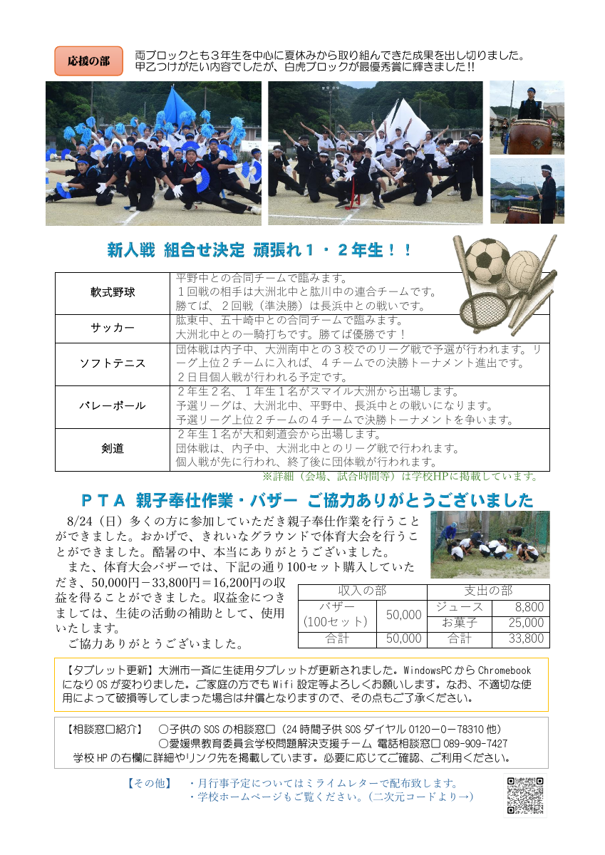 東中だより（第05号HP用）.pdfの2ページ目のサムネイル